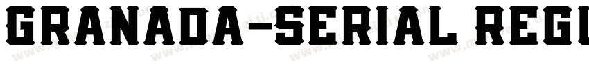 Granada-Serial Regul字体转换